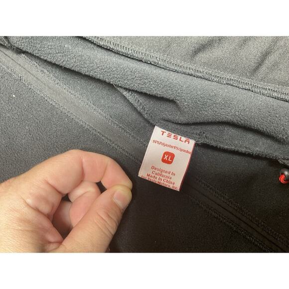 Tesla Service Employee Issue Soft Shell Jacket Womens XL Black - Picture 11 of 16